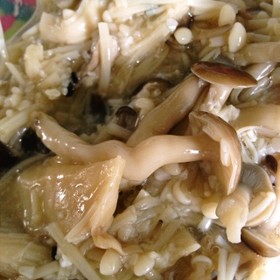 電子レンジで簡単に☆塩麹きのこ